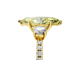 Yellow gold Three-Stone Fancy Yellow Marquise Cut Cut Diamond Pavé Band with Prong Setting_20