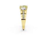 Yellow gold Three-Stone Fancy Yellow Oval  Cut Diamond Ring with Channel-Set Band and Four-Prong Setting_51