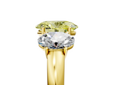 Yellow gold Three-Stone Fancy Yellow Oval  Cut Diamond Ring with Channel-Set Band and Four-Prong Setting_83