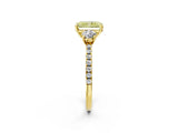 Yellow gold Three-Stone Fancy Yellow Radiant Cut Cut Diamond Pavé Band with Prong Setting_41