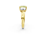 Yellow gold Three-Stone Fancy Yellow Radiant Cut Cut Diamond Ring with Channel Set Band and Four-Prong Setting_14