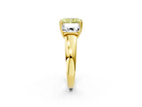 Yellow gold Three-Stone Fancy Yellow Radiant Cut Cut Diamond Ring with Channel Set Band and Four-Prong Setting_26