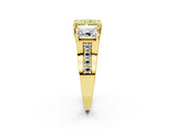 Yellow gold Three-Stone Fancy Yellow Radiant  Cut Diamond Ring with Channel-Set Band and Four-Prong Setting_51