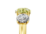 Yellow gold Three-Stone Fancy Yellow Round Cut Cut Solitaire Ring with Classic Prong Setting_5