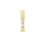 Yellow gold Three-Stone Round Channel Set Pendant_16