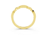 Yellow gold Twisted Marquise Pink Sapphire Pavé Band with Shared Prong Setting_21