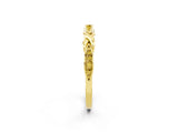 Yellow gold Twisted Marquise Yellow Sapphire Pavé Band with Shared Prong Setting_20