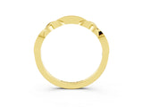 Yellow gold Twisted Marquise Yellow Sapphire Pavé Band with Shared Prong Setting_21