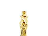Yellow gold Twisted Marquise Yellow Sapphire Pavé Band with Shared Prong Setting_23