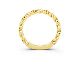 Yellow gold Twisted Pavé Round Yellow Sapphire Eternity Band_21