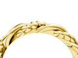 Yellow gold Twisted Rope Solitaire Band_44