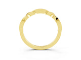 Yellow gold Twisted Ruby Marquise Pavé Band with Shared Prong Setting_9