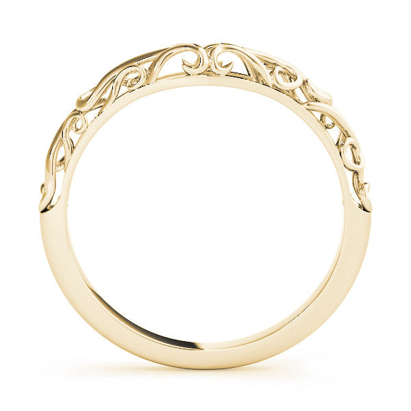 Yellow gold Twisted Vine Filigree Band 1
