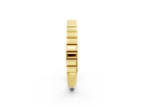 Yellow gold White Gold Ribbed Eternity Band_23