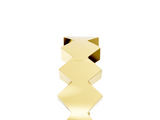 Yellow gold Zigzag Chevron Band with No Stone_45