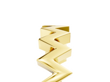Yellow gold Zigzag Chevron Band_28