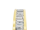 Yellow gold baguette cut diamond eternity band with channel set_26