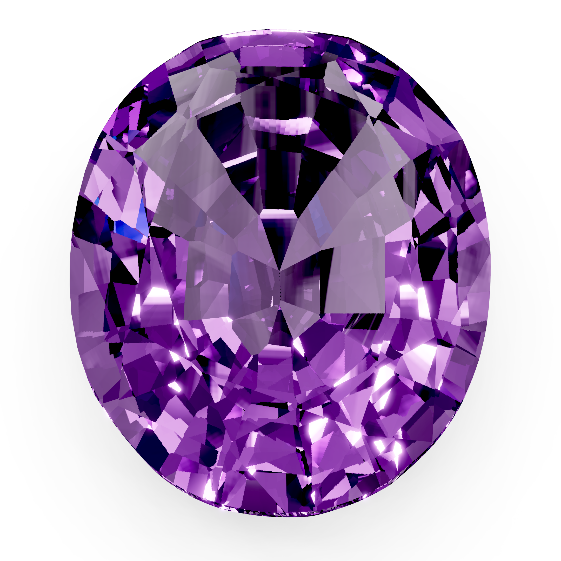 Amethyst oval