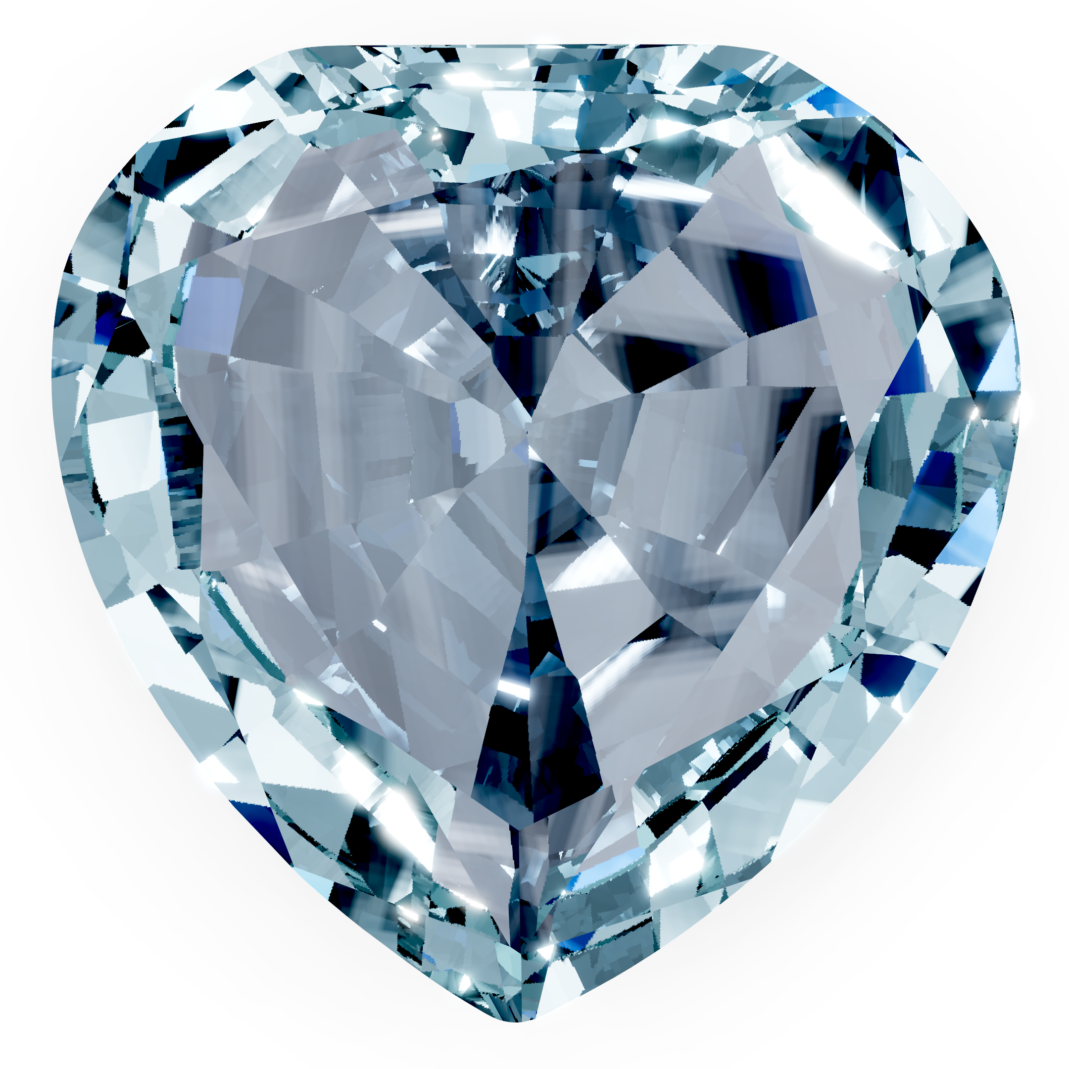 Aquamarine heart