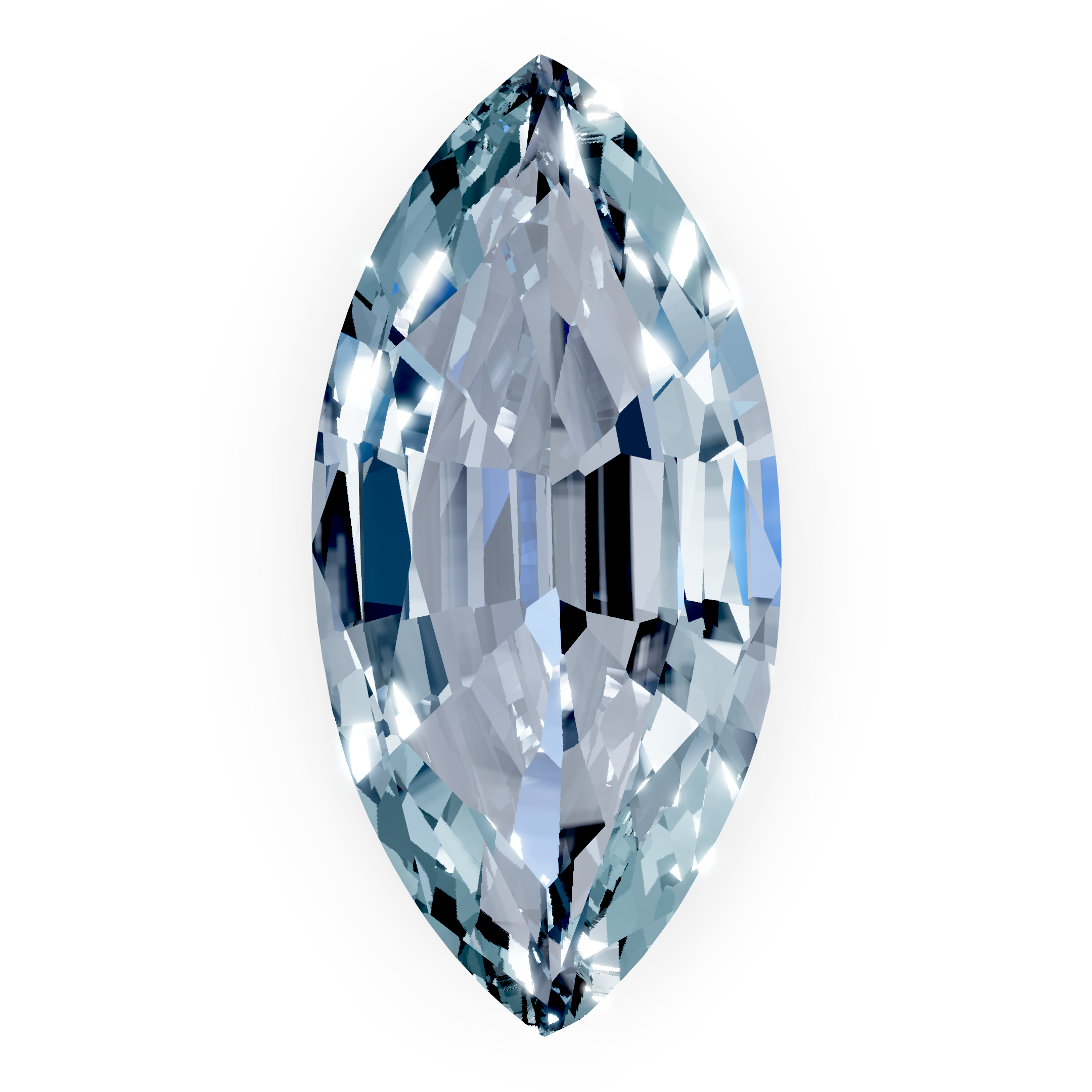 Aquamarine marquise