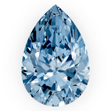 Blue Pear diamond