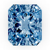 Blue Radiant diamond