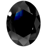Black Oval diamond
