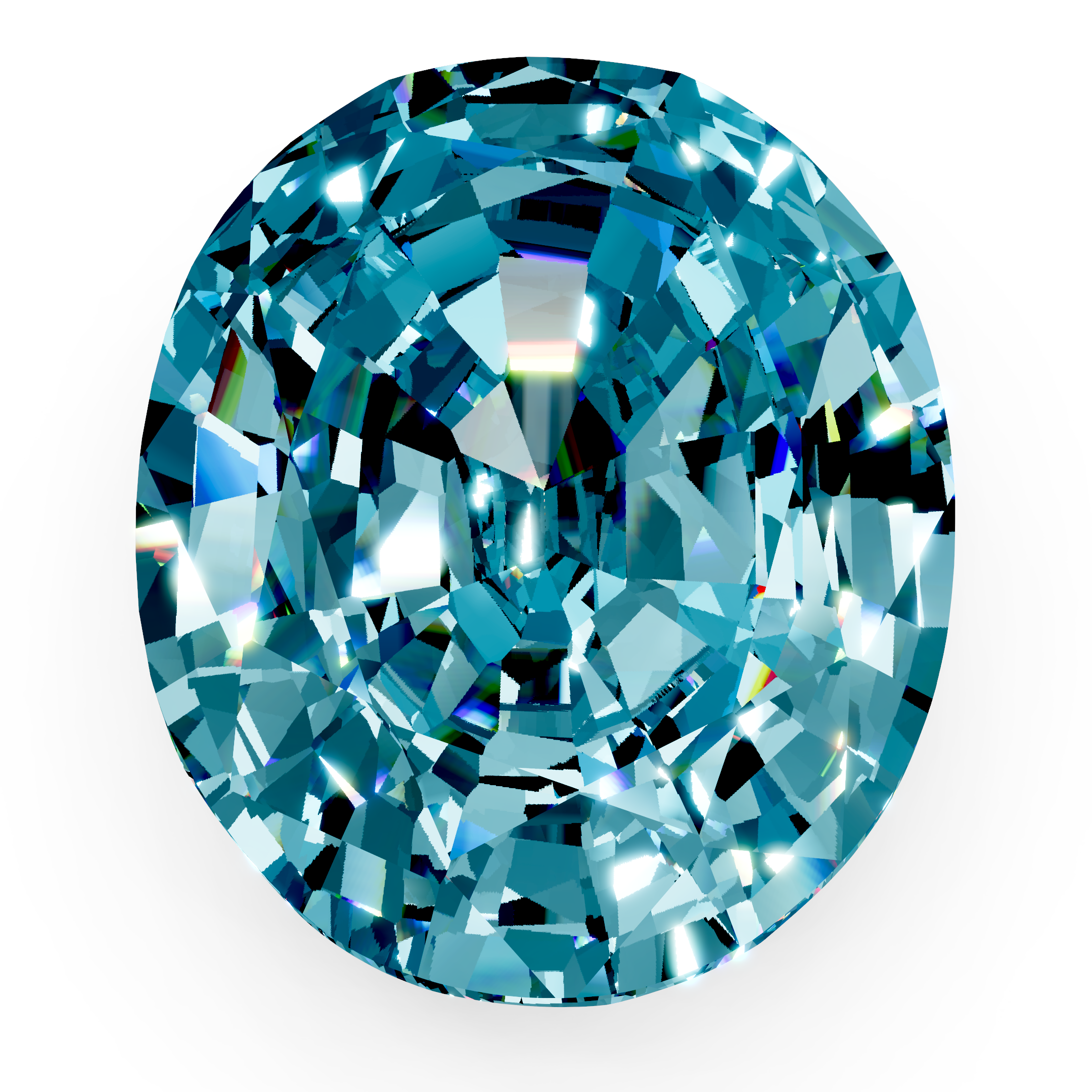 Blue Topaz oval
