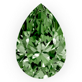 Green Pear diamond