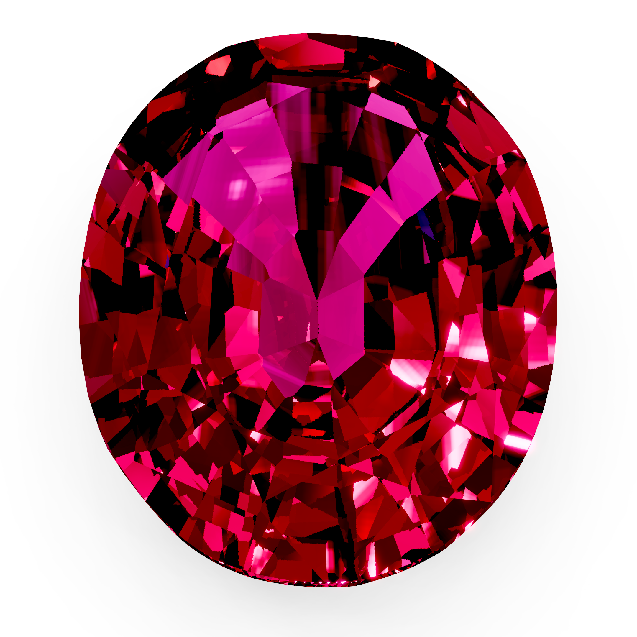 Garnet oval