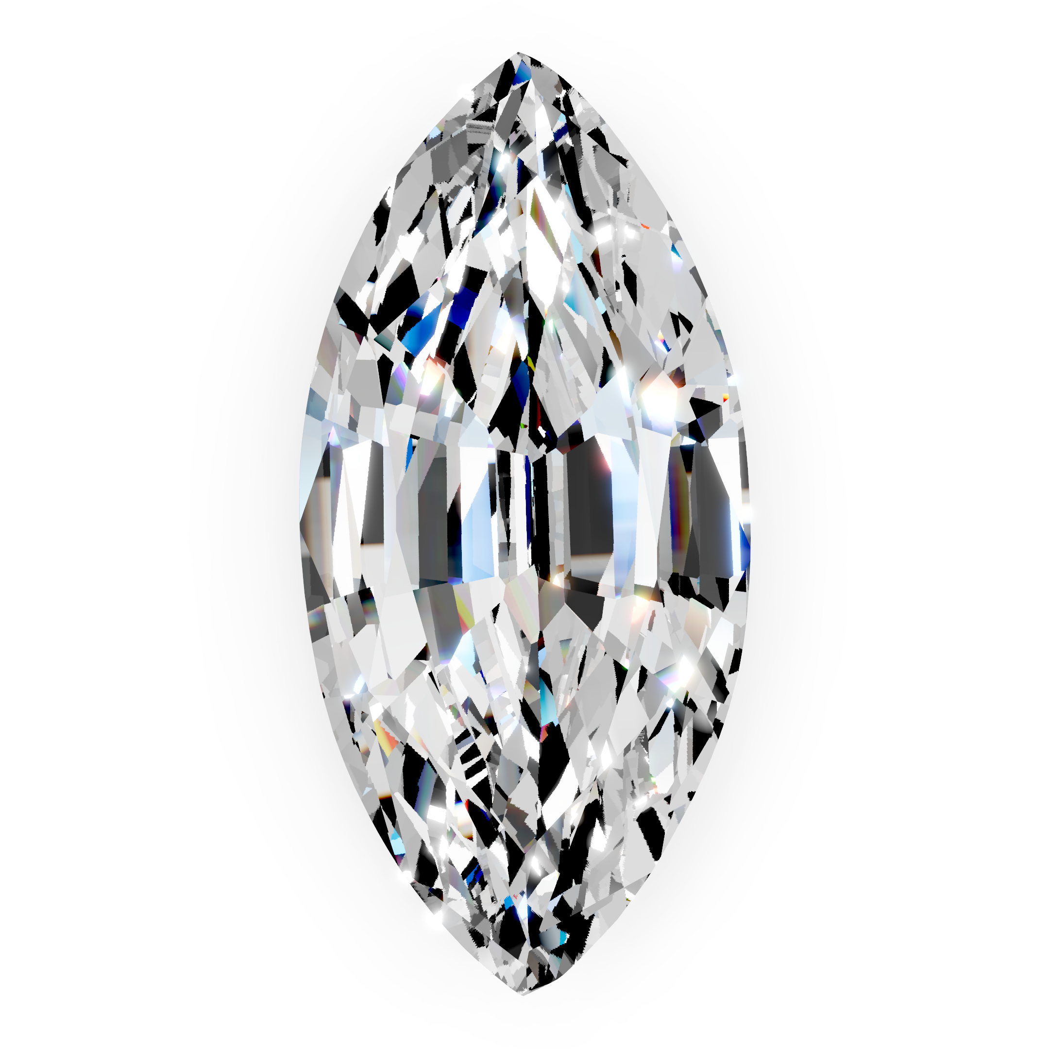 Moissanite marquise