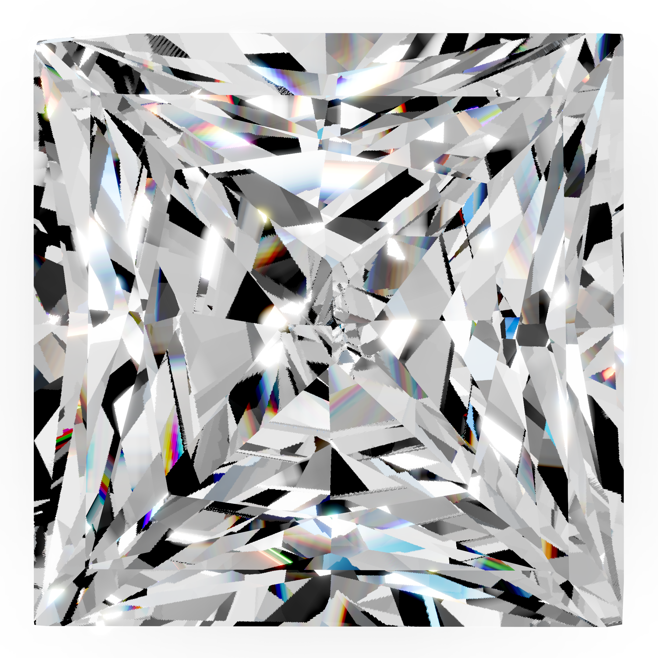 Moissanite princess