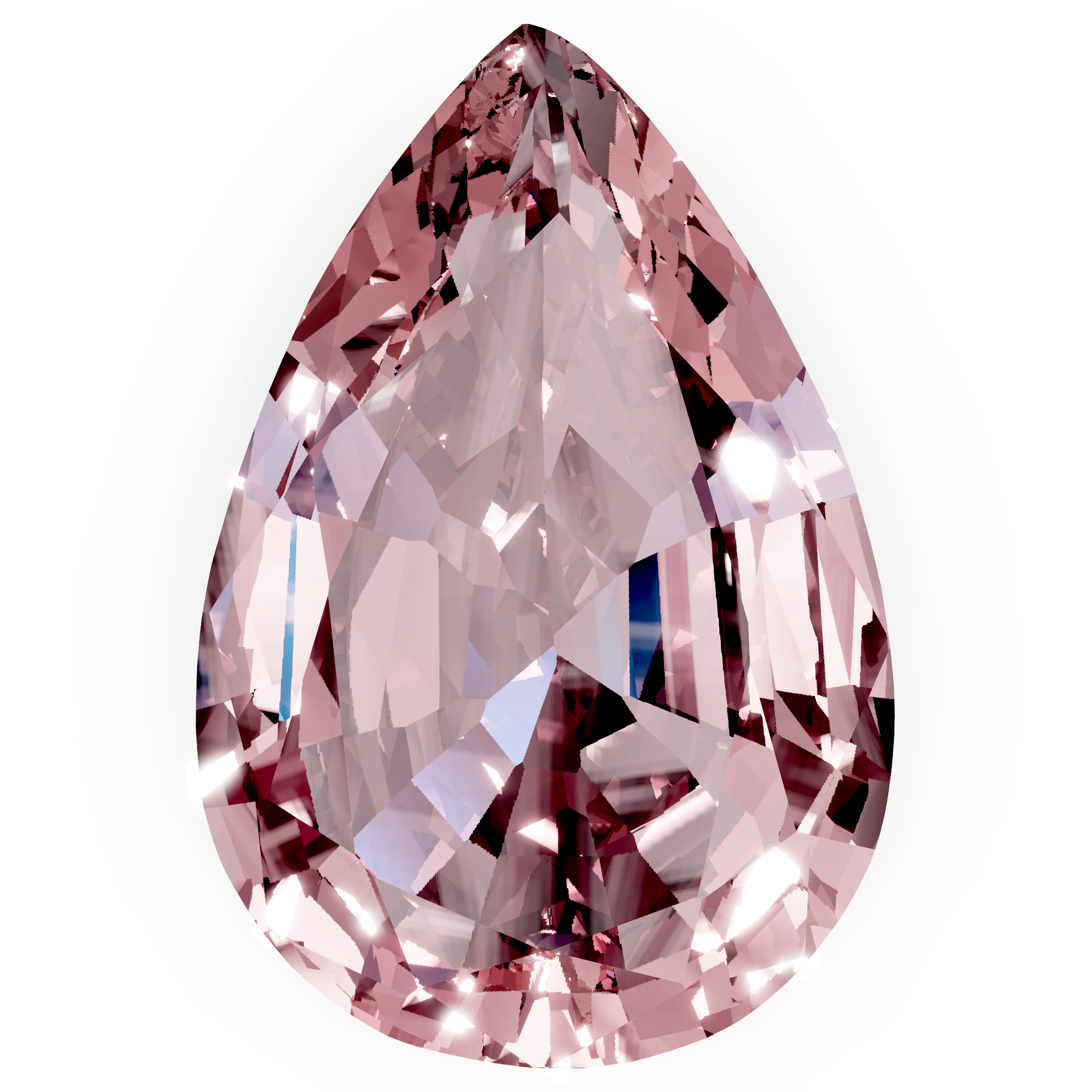 Morganite pear