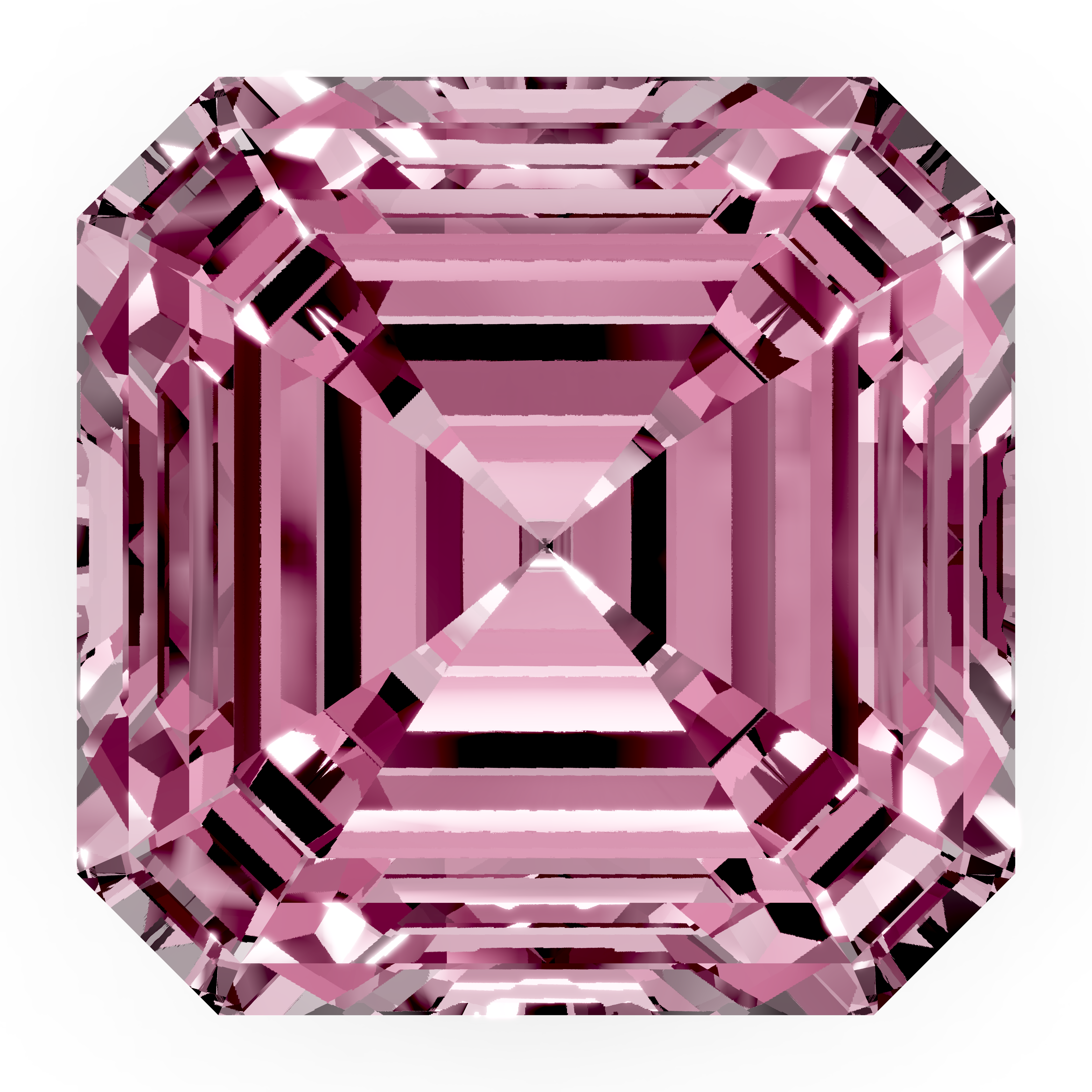 Pink asscher
