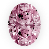 Pink Oval diamond