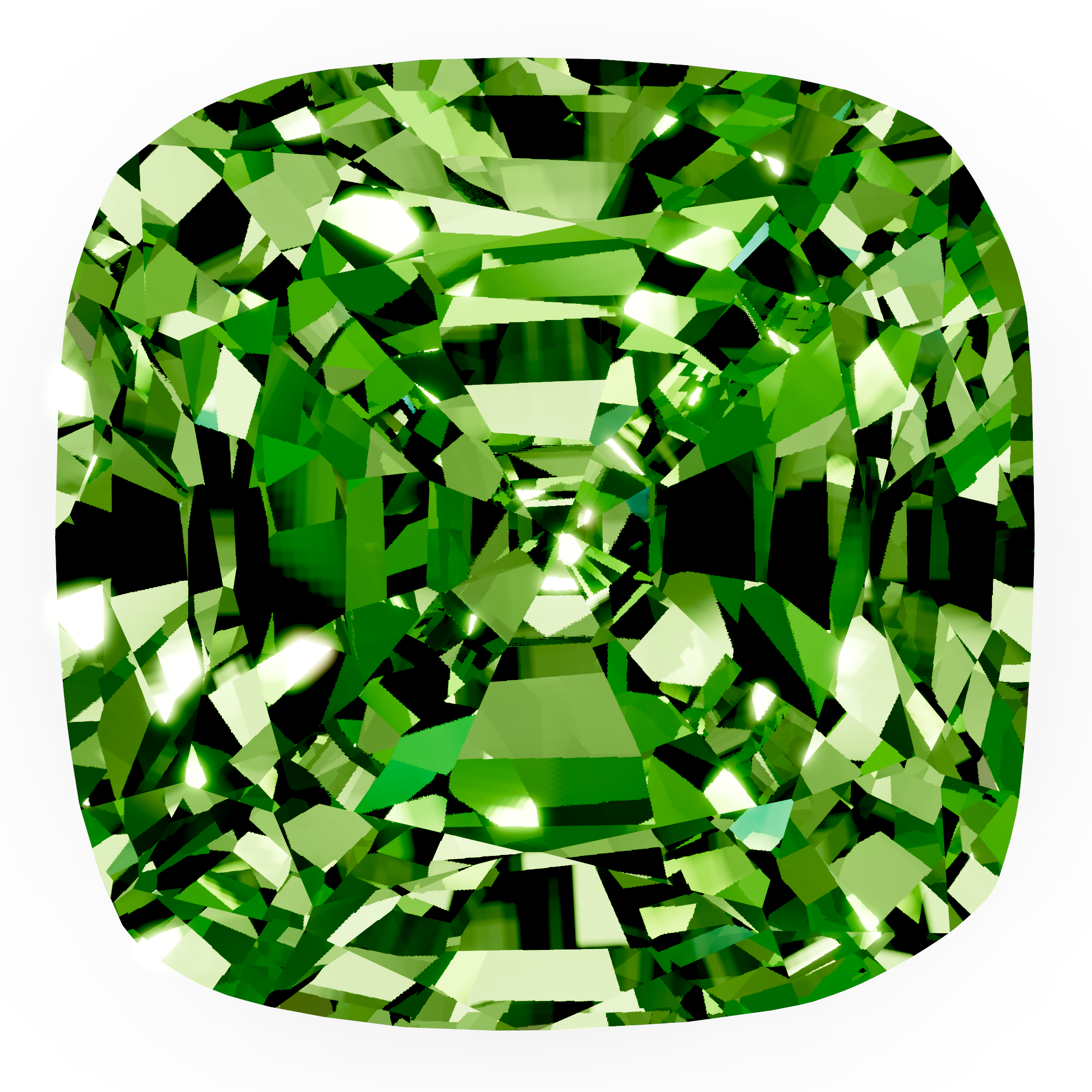 Peridot cushion