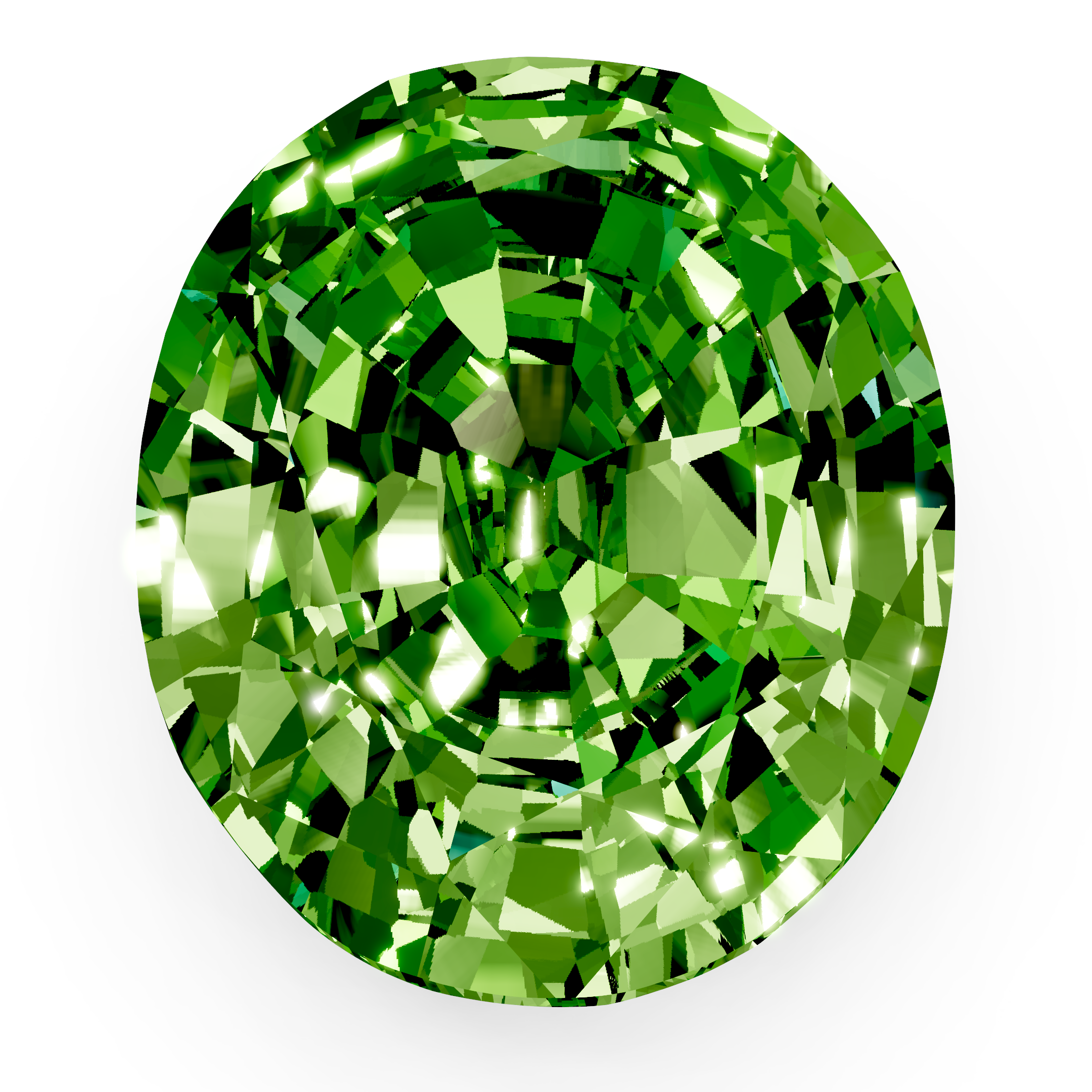 Peridot oval
