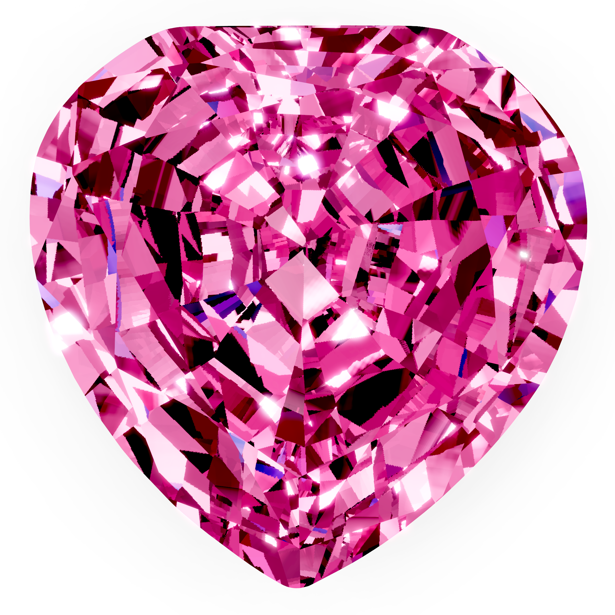 Pink Sapphire heart