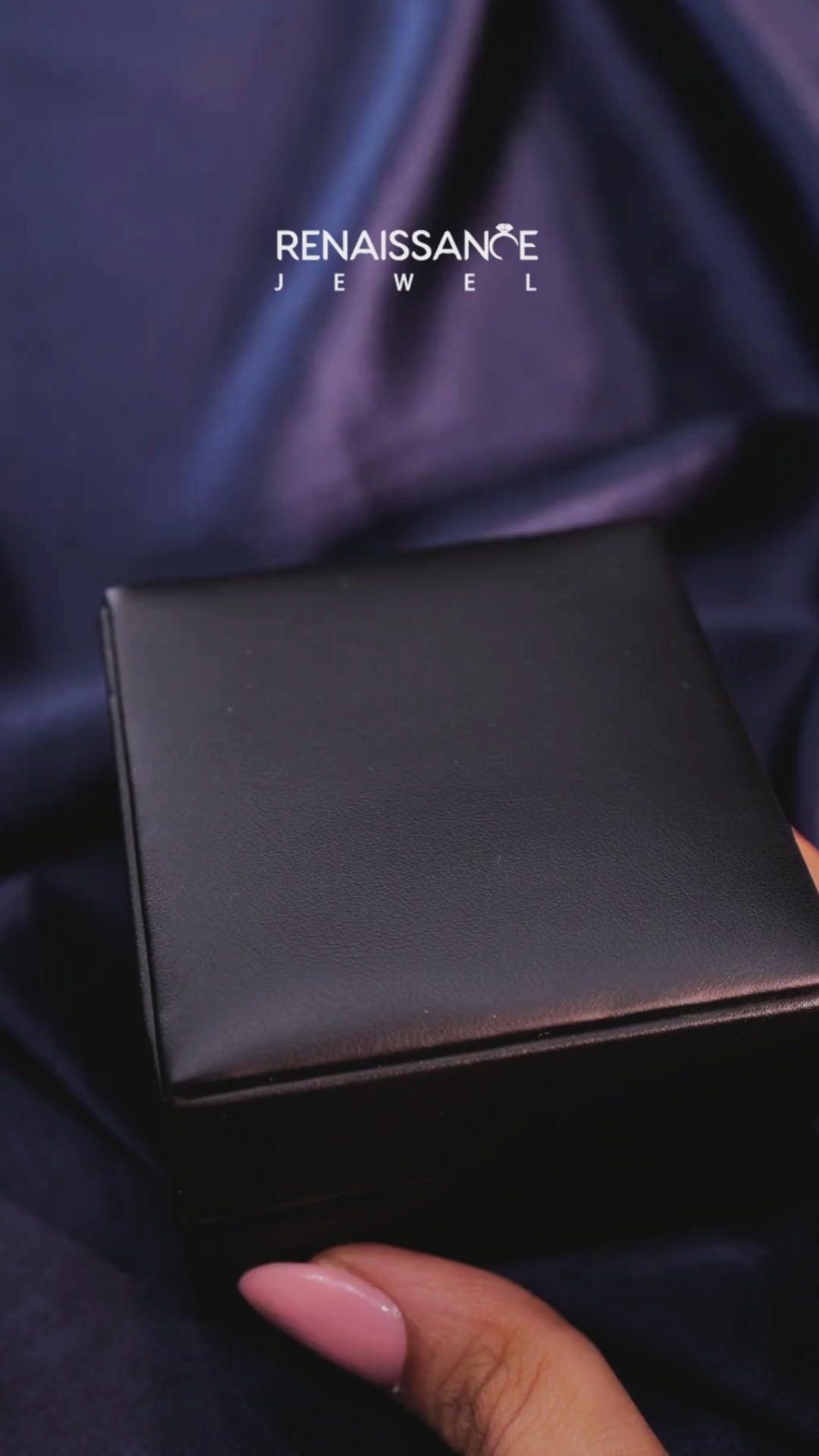 Platinum Pear Solitaire Twisted Band with Pavé Accents and Four-Prong Setting 3