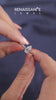 White gold Pear Solitaire Engagement Ring with Classic Band and Four-Prong Setting