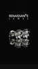 Silver Round Diamond Magnolia Floral Stud Earrings_4