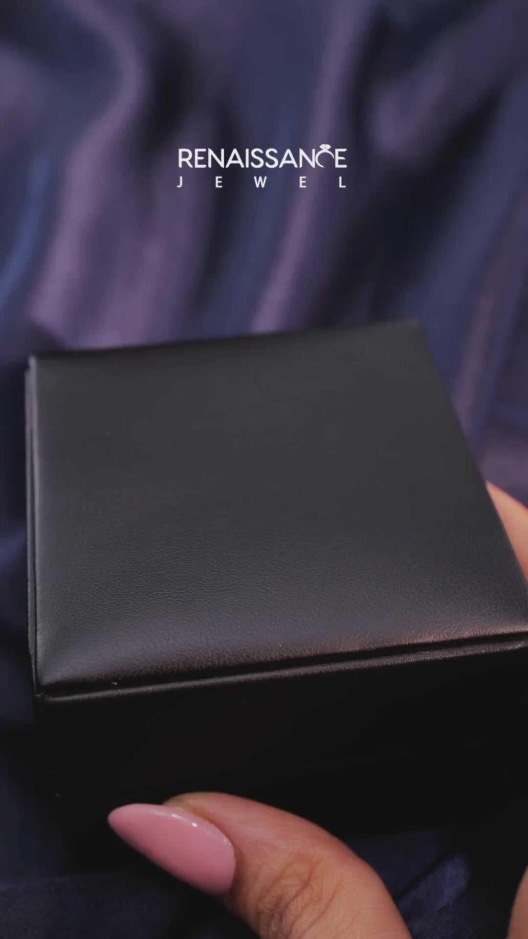 White gold Emerald Cut Double Halo Pave Band Prong Setting Ring 3