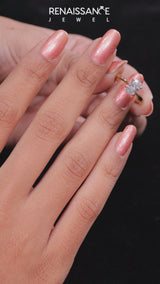 10K Yellow Gold 2.59 Carat F VS1 Oval Solitaire Engagement Ring with Classic Band and Four-Prong Setting