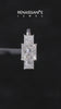 White gold Three-Stone Princess Cut Solitaire Engagement Ring with Prong Setting_21