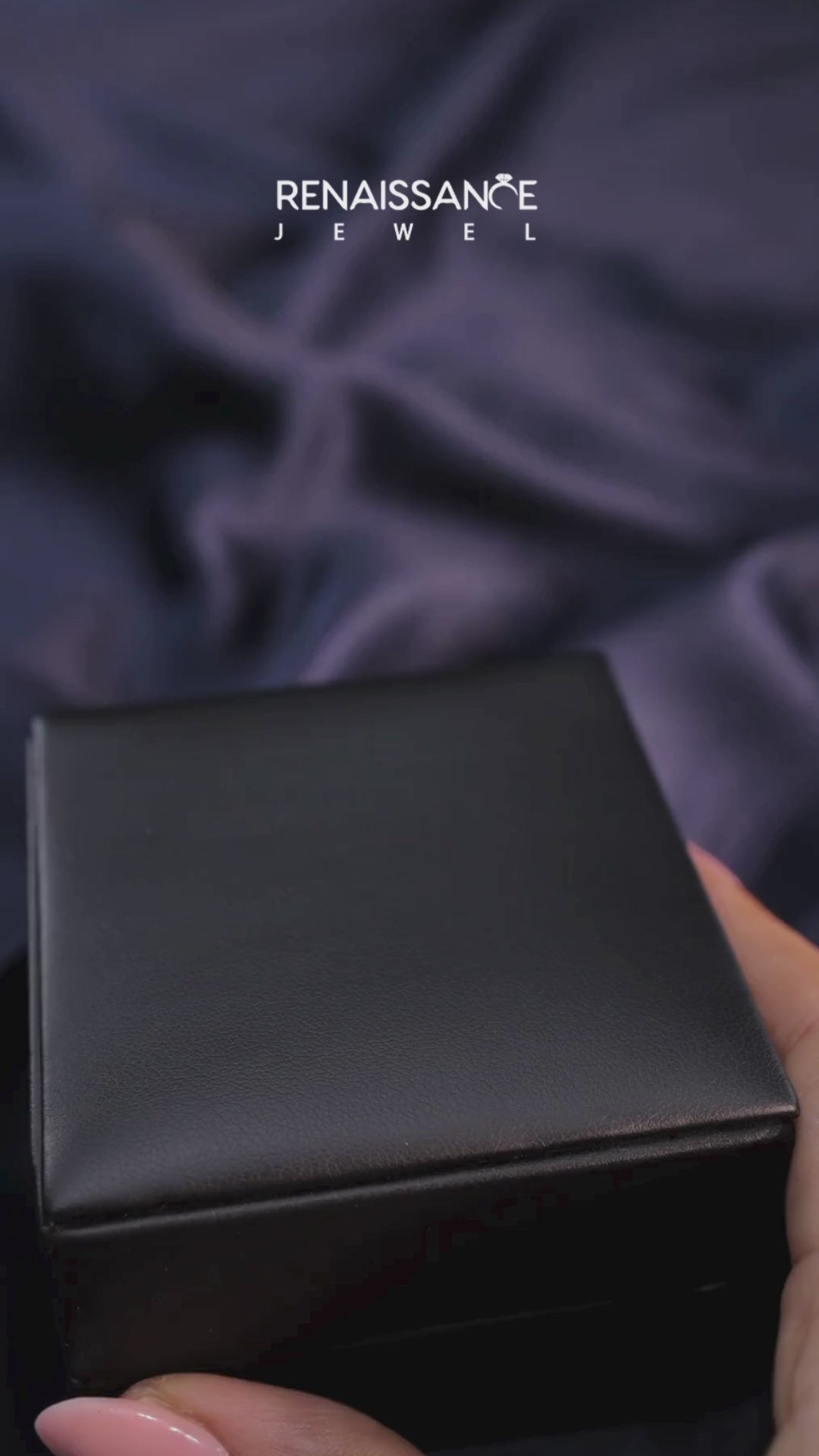 White gold Oval Solitaire with Pave Band and Four-Prong Setting 4