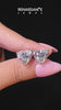 Silver Heart Brilliant Diamond Stud Earrings_73