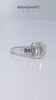 White gold Three-Stone Emerald Cut Diamond Ring with Channel Set Band and Four-Prong Setting_31
