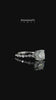 Silver Cushion Cut Moissanite Prong Set Engagement Ring with Pavé Band_12
