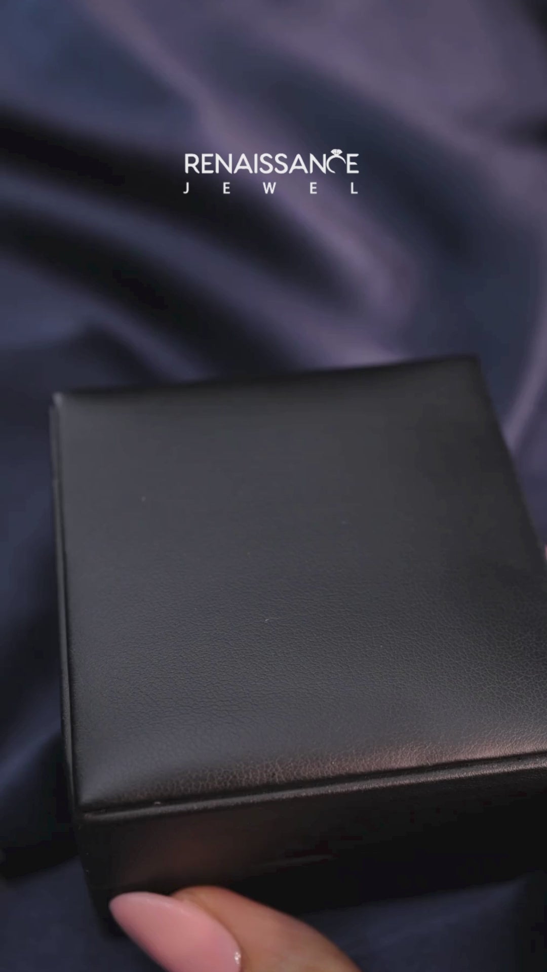 Silver Pear Cut Diamond Pavé Band Solitaire with Four-Prong Setting 6