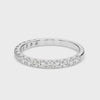 Platinum Round Diamond Eternity Band with Prong Setting 3
